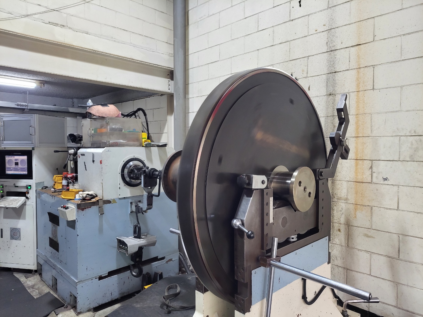 발란싱 작업 중