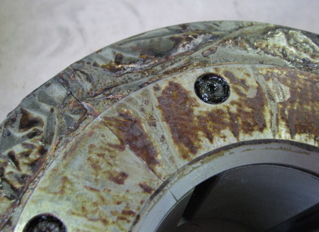 구리스 제거 작업